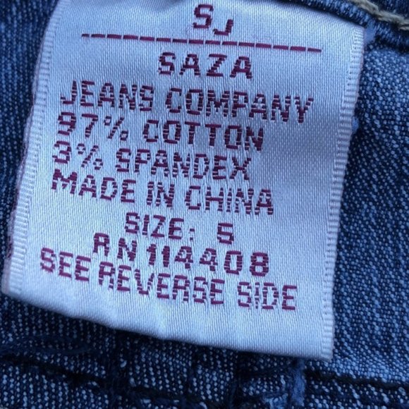 LIKE NEW DESIGNER DENIM SAZA BOOTCUT JEANS 5/27x33 FLAP POCKET ❤️ - Picture 4 of 12